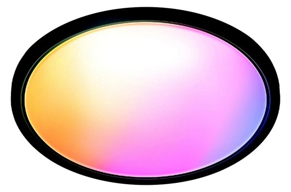 WiZ - LED RGB Stmívatelné stropní svítidlo SUPERSLIM LED/32W/230V Wi-Fi černá