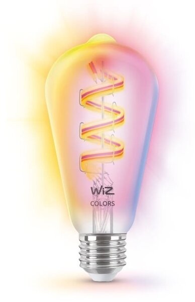 LED RGBW Stmívatelná žárovka ST64 E27/6,3W/230V 2200-6500K Wi-Fi - WiZ