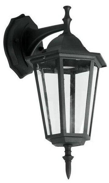 Venkovní nástěnná lampa 1xE27/40W/230V IP44 černá