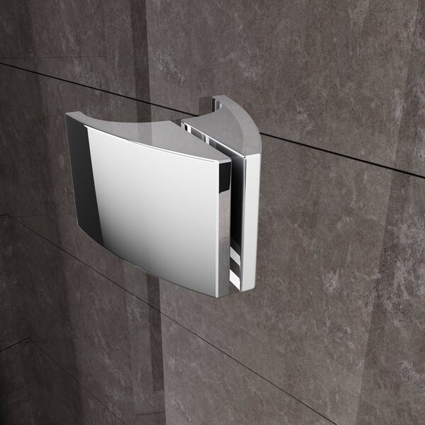 Ravak Pivot sprchový kout 90x90 cm půlkulatá satén matný/průhledné sklo 37677U00Z1