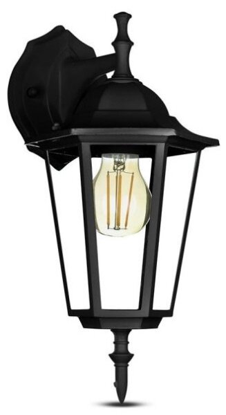 Venkovní nástěnná lampa 1xE27/40W/230V IP44 černá