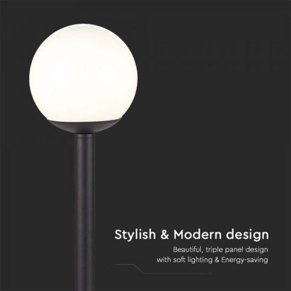 Venkovní lampa 1xE27/60W/230V IP44 97 cm černá