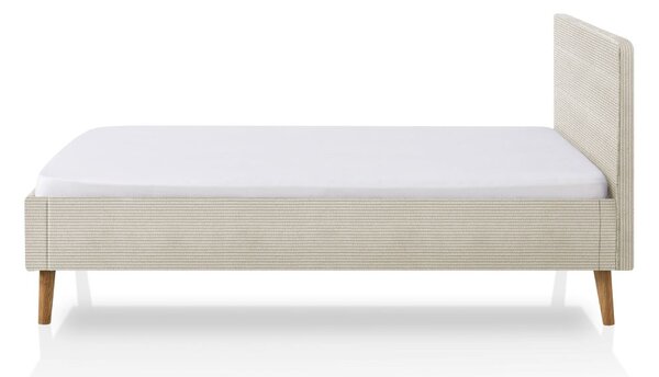 MEISE MÖBEL TWISTER beige, 180x200 cm, Čalouněná postel, manželské dvojlůžko