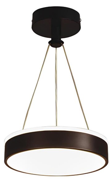 LED Lustr na lanku LED/12W/230V 4000K černá
