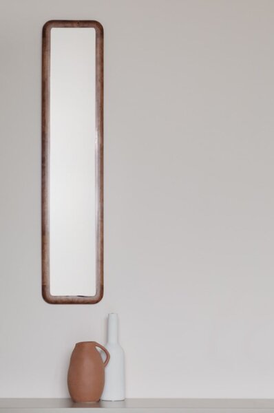 Nástěnné zrcadlo s dřevěným rámem 26x120 cm Nyko – White Label