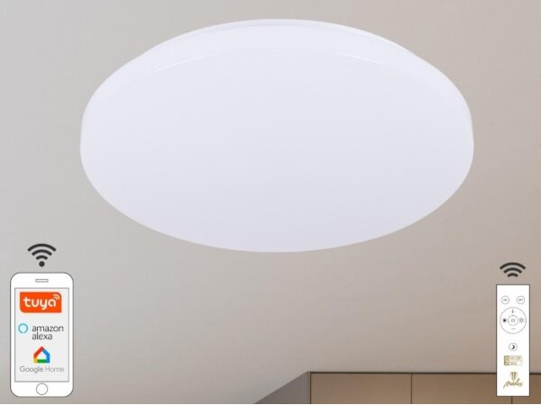 LED Stmívatelné stropní svítidlo OPAL LED/48W/230V Wi-Fi Tuya + DO