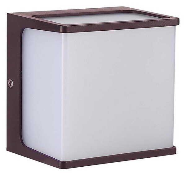 LED Venkovní nástěnné svítidlo LED/8W/230V IP65 3000K hnědá