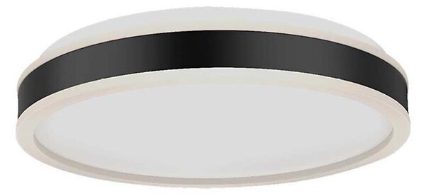 LED Stropní svítidlo LED/18W/230V 4000K pr. 35 cm černá
