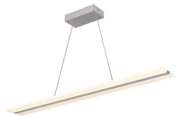 LED Stmívatelný lustr na lanku LED/40W/230V 3000-6500K bílá + dálkové ovládání