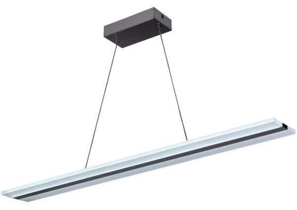 LED Stmívatelný lustr na lanku LED/40W/230V 3000-6500K chrom + dálkové ovládání