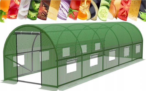Garden Line Fóliovník s 5 segmenty STRETCH 800x300 cm zelený