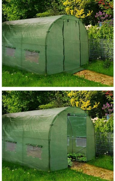 Garden Line Fóliovník s 5 segmenty STRETCH 800x300 cm zelený
