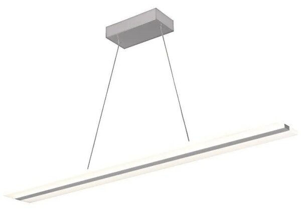 LED Stmívatelný lustr na lanku LED/40W/230V 3000-6500K bílá + dálkové ovládání