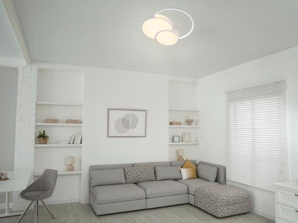 LED Stmívatelné stropní svítidlo LED/60W/230V 3000-6500K bílá + dálkové ovládání
