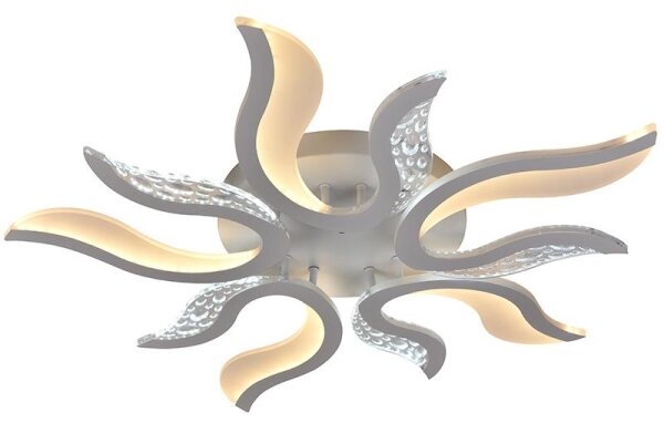 LED Stmívatelný přisazený lustr LED/65W/230V 3000-6500K bílá + dálkové ovládání