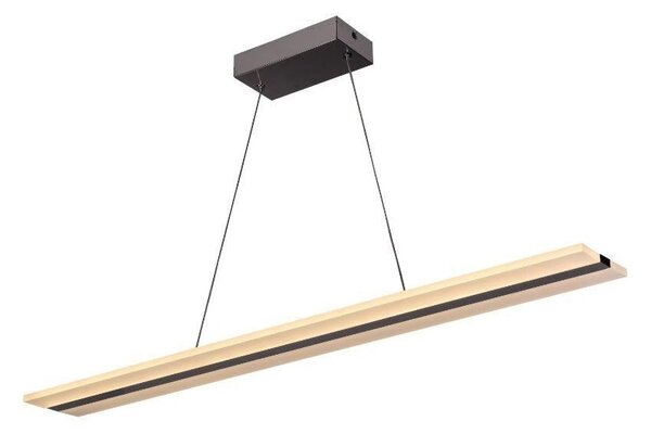 LED Stmívatelný lustr na lanku LED/40W/230V 3000-6500K chrom + dálkové ovládání