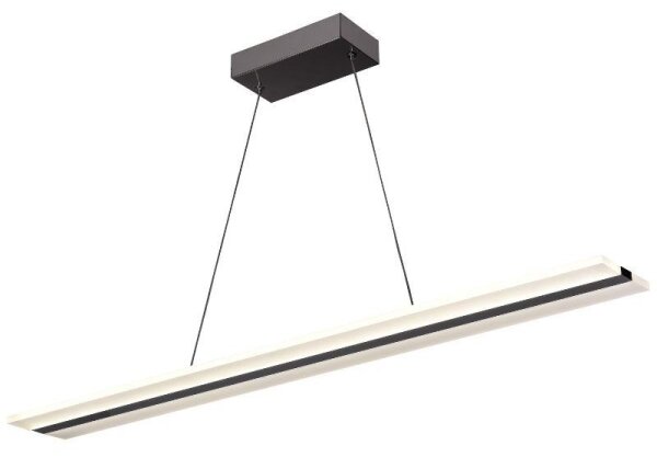 LED Stmívatelný lustr na lanku LED/40W/230V 3000-6500K chrom + dálkové ovládání