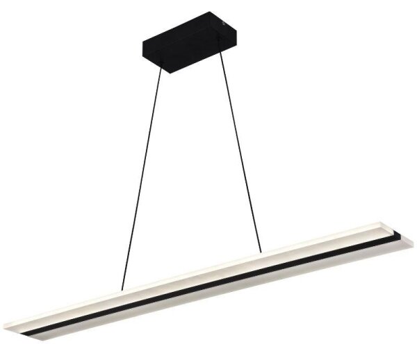 LED Stmívatelný lustr na lanku LED/40W/230V 3000-6500K černá + dálkové ovládání