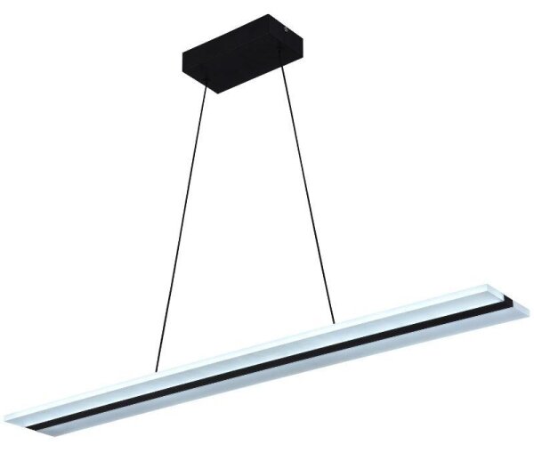LED Stmívatelný lustr na lanku LED/40W/230V 3000-6500K černá + dálkové ovládání