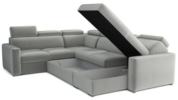 Sedací souprava PEDRO U | 250x315x170 | rozkládací + 2x úložný prostor | VÝBĚR TKANIN