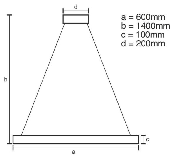 LED Stmívatelný lustr na lanku LED/40W/230V 3000-6500K chrom + dálkové ovládání