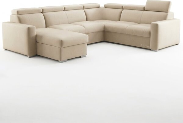 Sedací souprava PEDRO U | 170x315x250 | rozkládací + 2x úložný prostor | VÝBĚR TKANIN