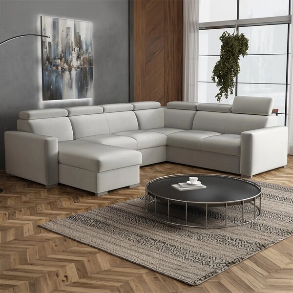 Sedací souprava PEDRO U | 170x315x250 | rozkládací + 2x úložný prostor | VÝBĚR TKANIN
