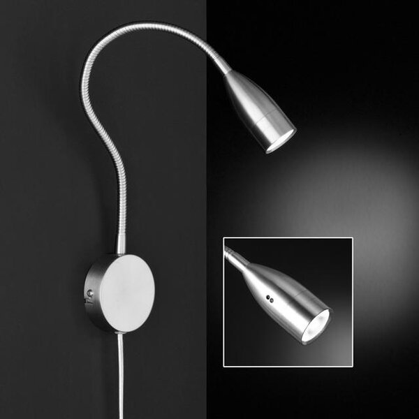 NÁSTĚNNÉ LED SVÍTIDLO, 56,50/8/45 cm - Nástěnná svítidla k posteli