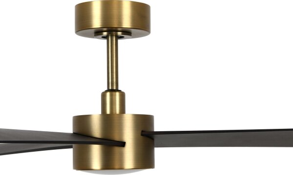 Lucci air 21610549- LED Stmívatelný ventilátor CLIMATE 12W/230V wenge/zlatá + DO