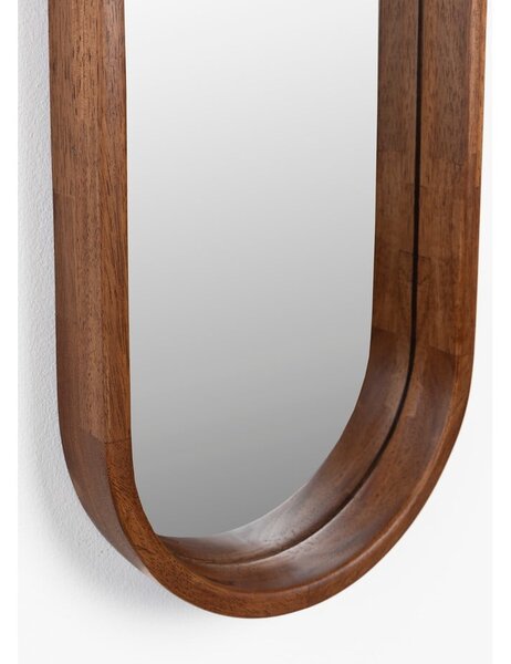 Nástěnné zrcadlo s dřevěným rámem 24x120 cm Nyko – White Label