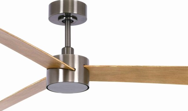 Lucci air 21610449-LED Stmívatelný ventilátor CLIMATE 1xGX53/12W/230Vhnědá/chrom