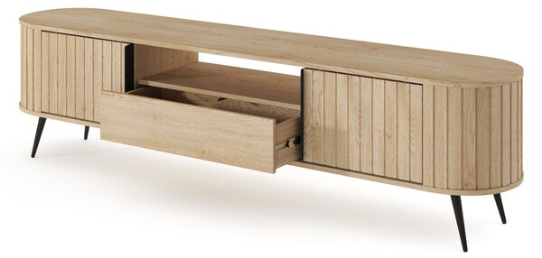 TV stolek Luvio 196 cm se zásuvkou - dub cremona