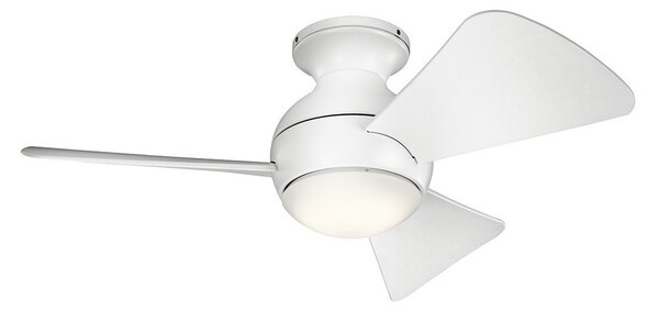 Kichler KLF-SOLA-34-WHT-LED Stmívatelný stropní ventilátor SOLA 10W/230V IP23+DO