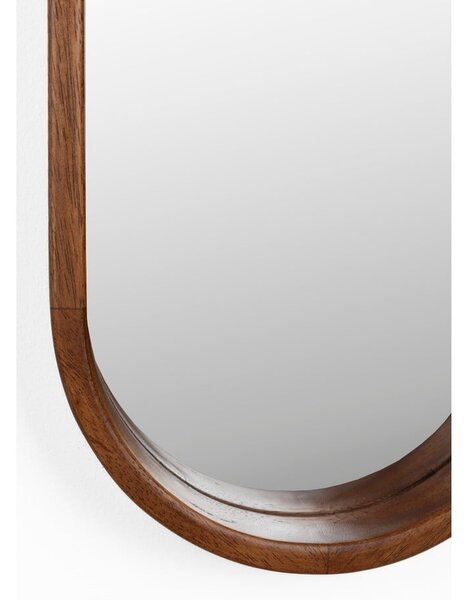 Nástěnné zrcadlo s dřevěným rámem 24x120 cm Nyko – White Label