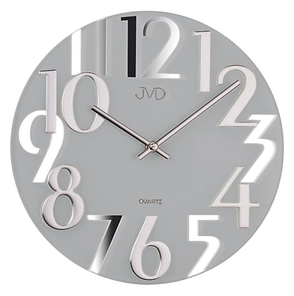Skleněné, designové hodiny JVD HT101.3