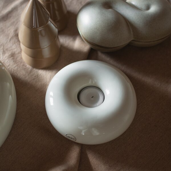 DBKD Svícen Float Tealight - Shiny Creme DK427
