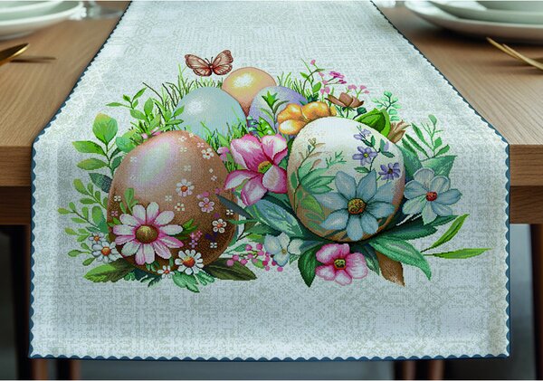 Velikonoční gobelínový běhoun na stůl MI05 Barva Vícebarevná Rozměry 45x140 cm