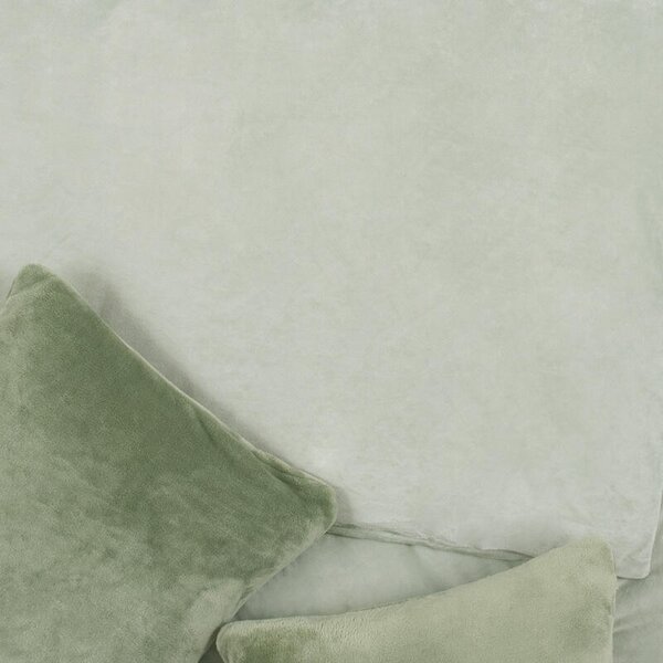 Povlečení VELUR UNI khaki 140 x 200/70 x 90 cm