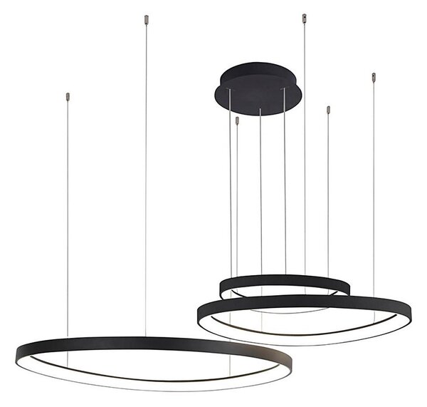 Azzardo AZ5027 - LED Lustr na lanku AMANDA LED/150W/230V černá