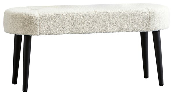 TABURETOVÁ LAVICE, kov, textil, 95/46/38 cm MID.YOU - Online Only lavice, Online Only
