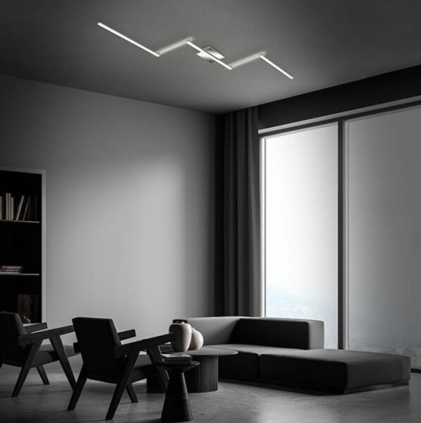 Briloner 3501-018 - LED Přisazený lustr STAFF 5xLED/4,8W/230V matný chrom
