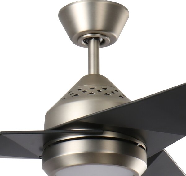Kichler KLF-JADE-60-AP-LED Stmívatelný stropní ventilátor JADE 18W/230V černá+DO