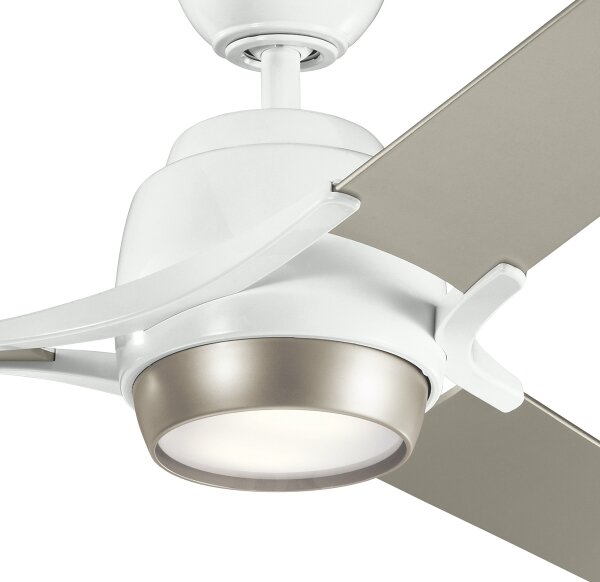 Kichler KLF-ZEUS-60-WHT-LED Stmívatelný stropní ventilátor ZEUS LED/10W/230V +DO