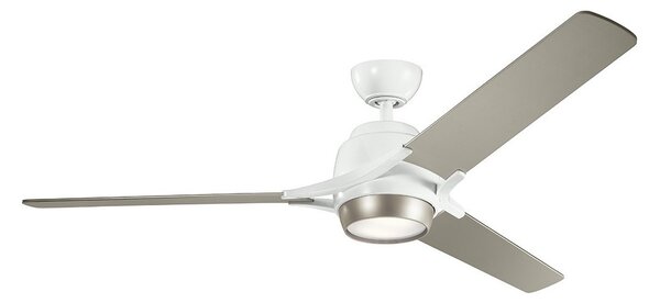 Kichler KLF-ZEUS-60-WHT-LED Stmívatelný stropní ventilátor ZEUS LED/10W/230V +DO