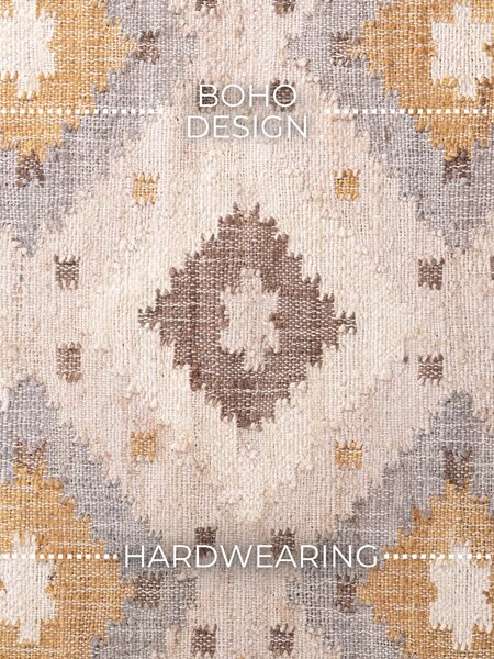 ELLE Decoration, Kusový koberec Imani 106261 Cream/Multi z kolekce Elle, 80x150, vícebarevná, kuchyně