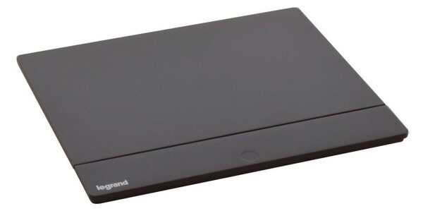 Legrand 654802 - Zásuvkový rámeček pro desku stolu POP-UP 4M černá