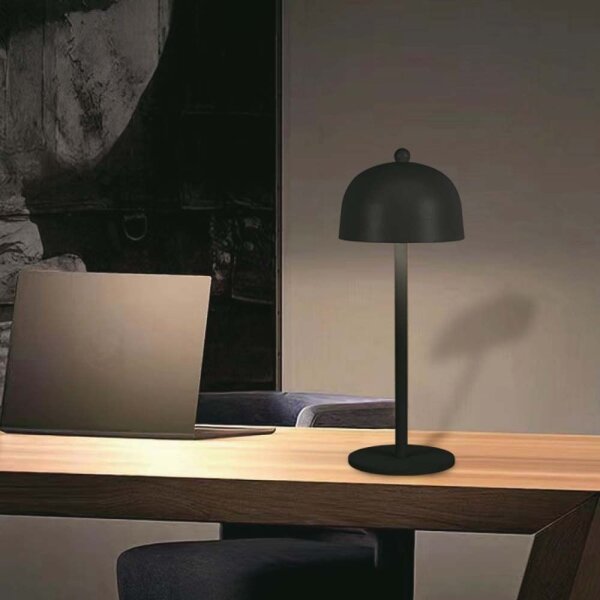 LED Stmívatelná dobíjecí stolní lampa LED/1W/5V 3000-6000K 1800 mAh černá