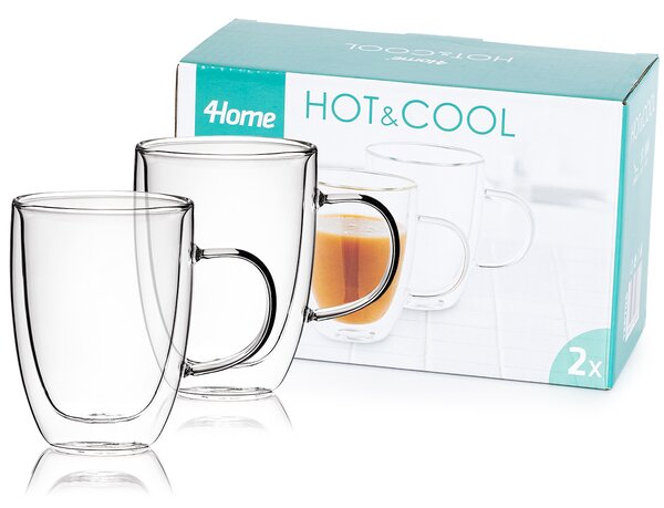 4Home Termo sklenice Cuppa Hot&Cool 310 ml, 2 ks