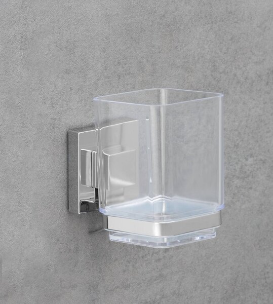Nádobka na zubní kartáčky QUADRO,Vacuum-Loc, WENKO