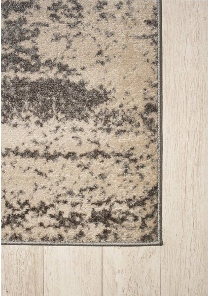Makro Abra Moderní kusový koberec SPRING H171A Bílý šedý Rozměr: 70x250 cm